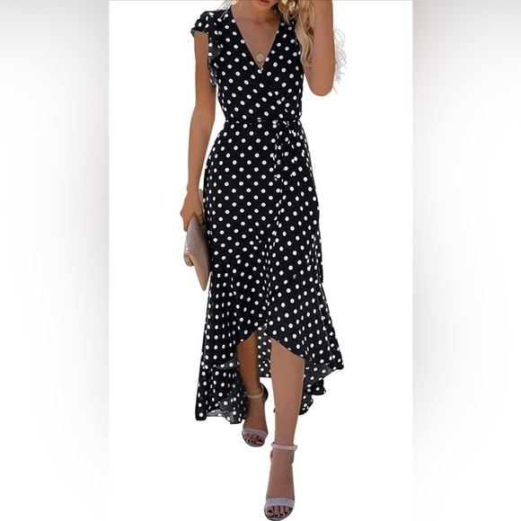 GC Grecerelle Polkadot Maxi Dress - Picture 1 of 10